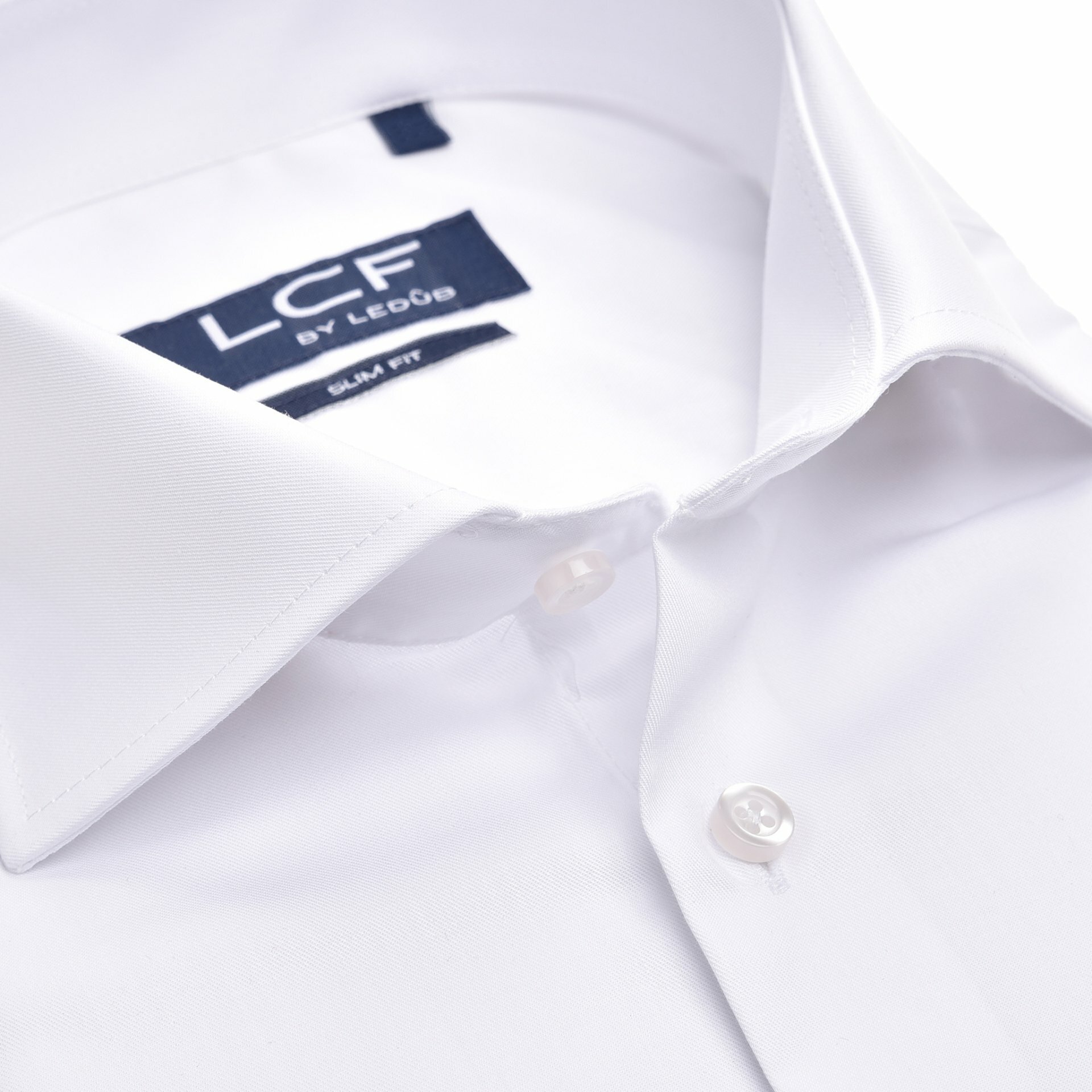 White Slim Fit 100% Cotton Shirt | Non - Iron