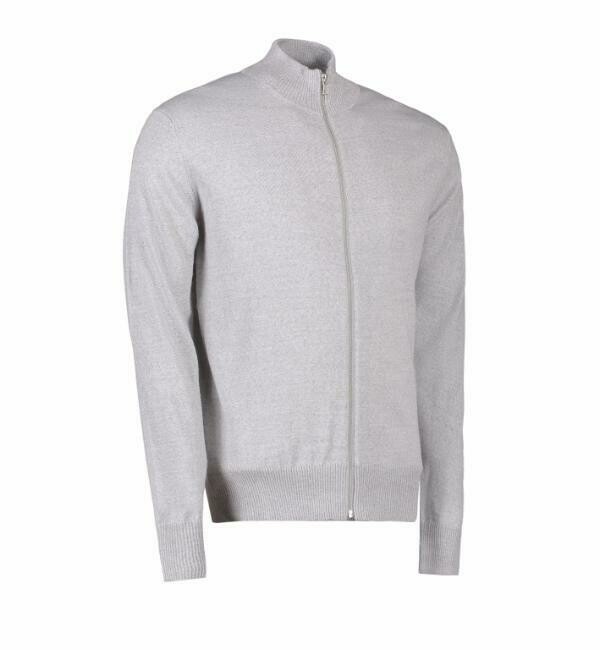 The Cardigan Light Grey Melange