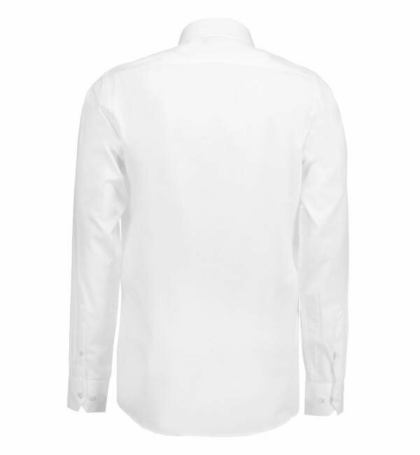 White Poplin Slim Fit Shirt