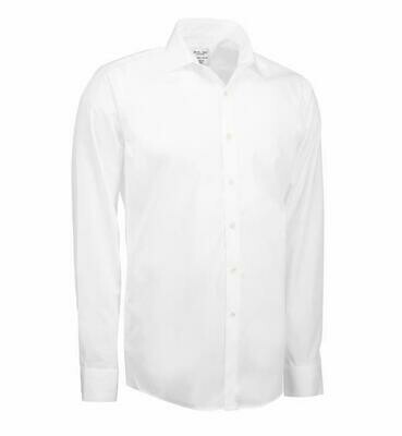 White Poplin Slim Fit Shirt