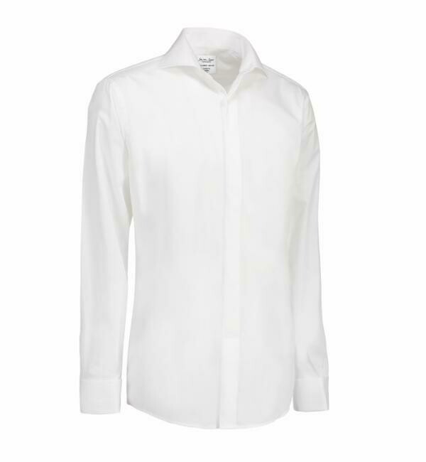 White Poplin | Tuxedo  Slim Fit