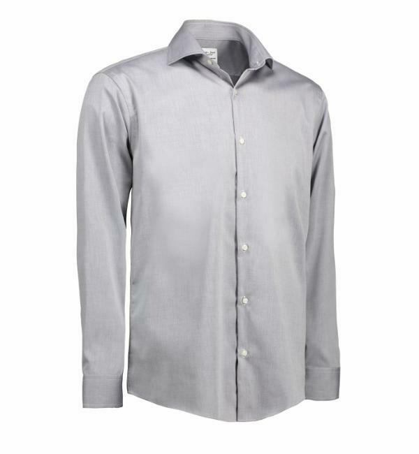 Silver Grey Fine Twill | Modern Fit