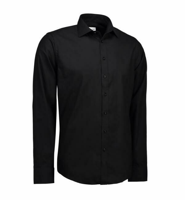 Black Fine Twill - Slim Fit Shirt