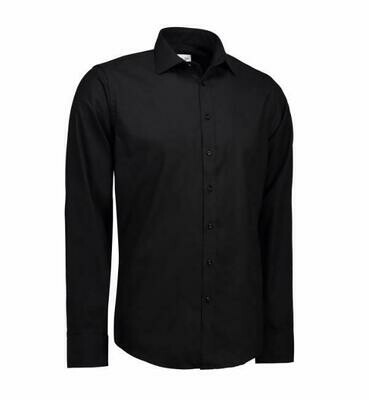 Black Fine Twill - Slim Fit Shirt