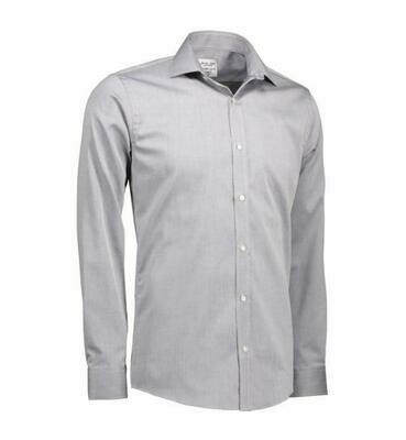 Silver Grey Fine Twill - Slim Fit Shirt