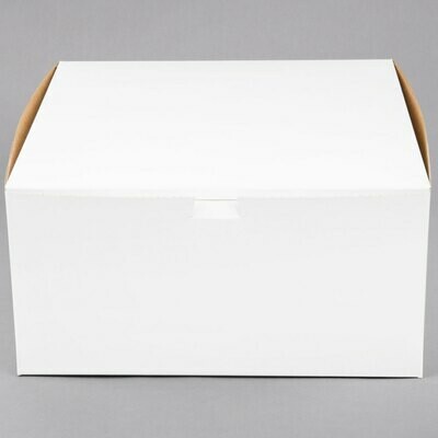12 x 12 x 6 White Cake Box