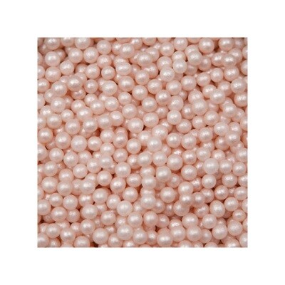 Pink Ivory Sugar Pearls - 4 mm - 4 oz