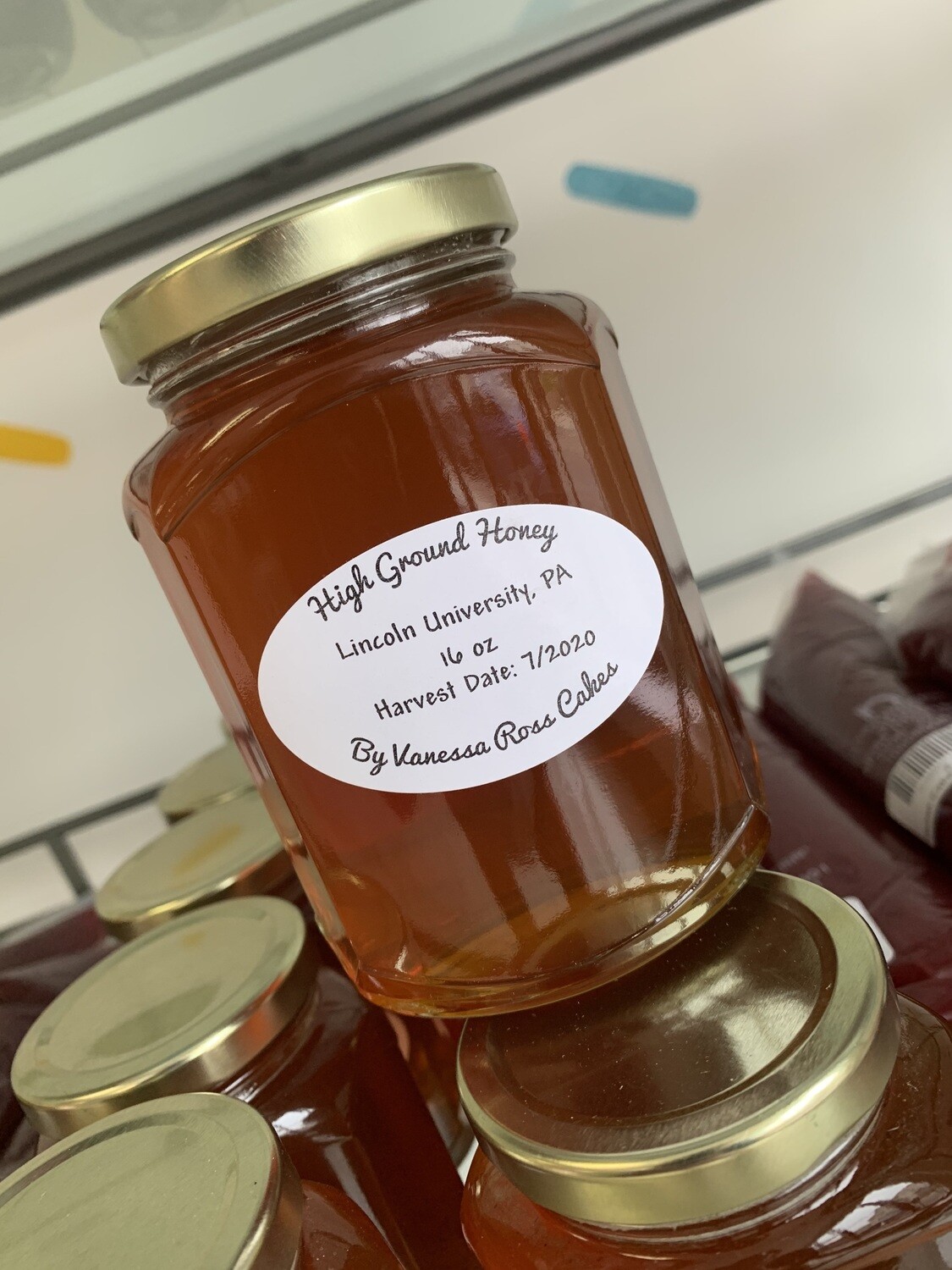 16 oz Honey - Hex Jar
