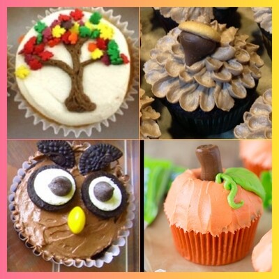 Adult BYOB fall cupcake decorating Sunday Sept 25th 3pm to 5pm