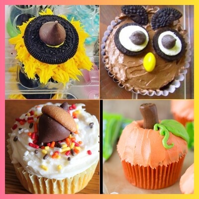 Kids Fall Cupcake Decorating Class Sunday Sept 25th 12pm to 2pm