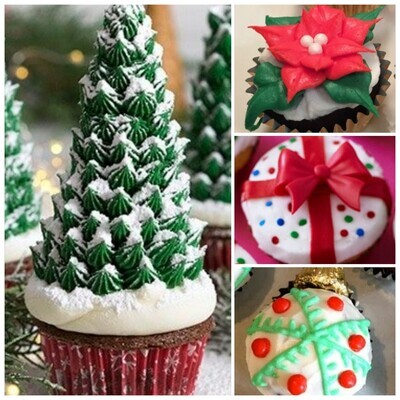 Adult BYOB Christmas Cupcake Decorating Class Sunday December 11th 5pm to 7pm