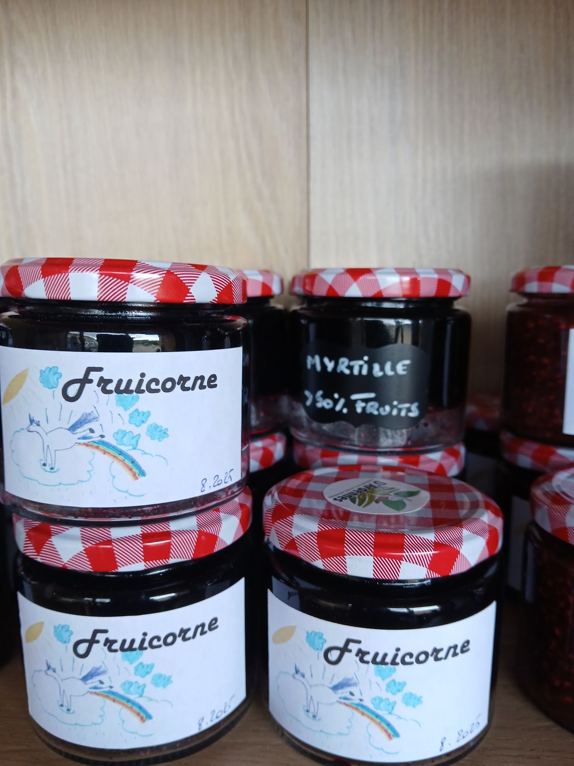 Confiture artisanale &quot;Fruicorne&quot; Myrtille