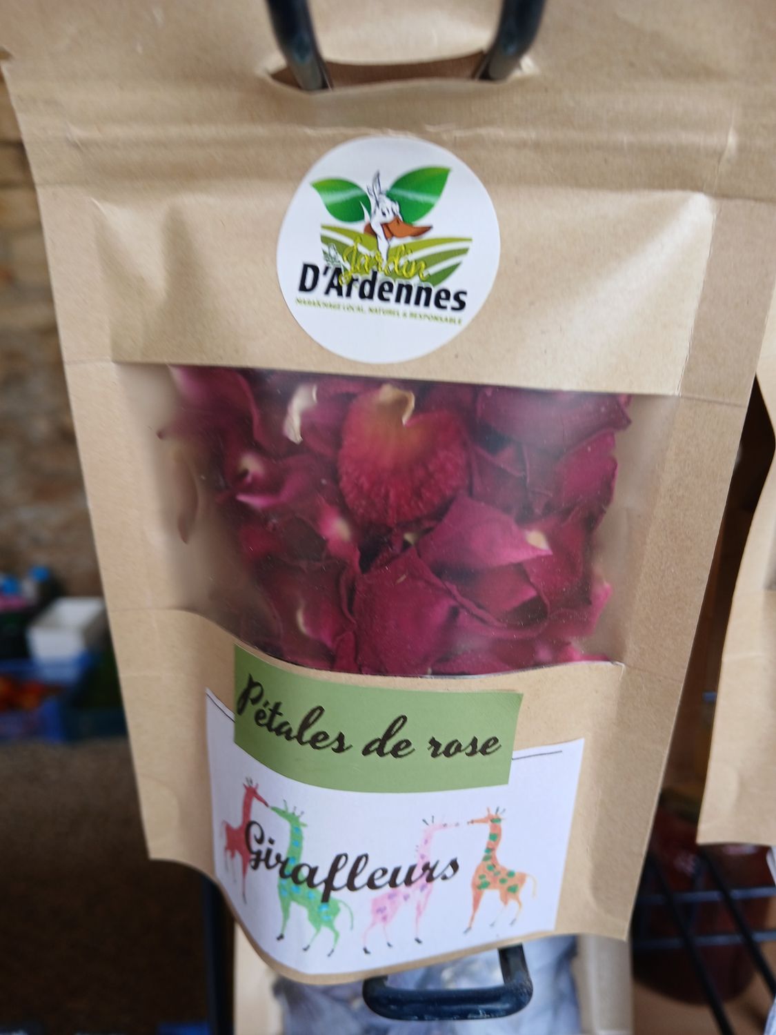 Girafleurs Roses pétales séchés