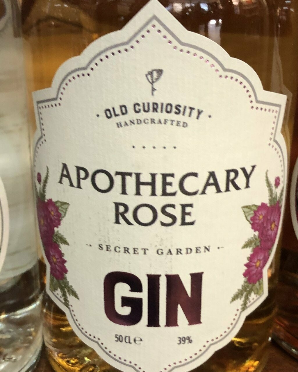 Old Curiosity Apothecary Rose Gin 50cl