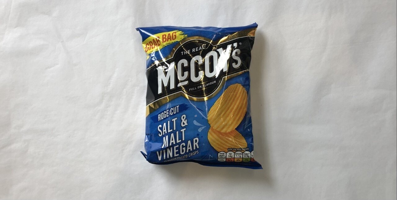 McCoys Salt & Malt Vinegar Crisps 47.5g