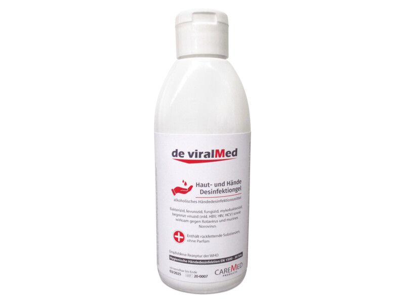 de viralMed Hände- und Hautdesinfektiongel 250ml