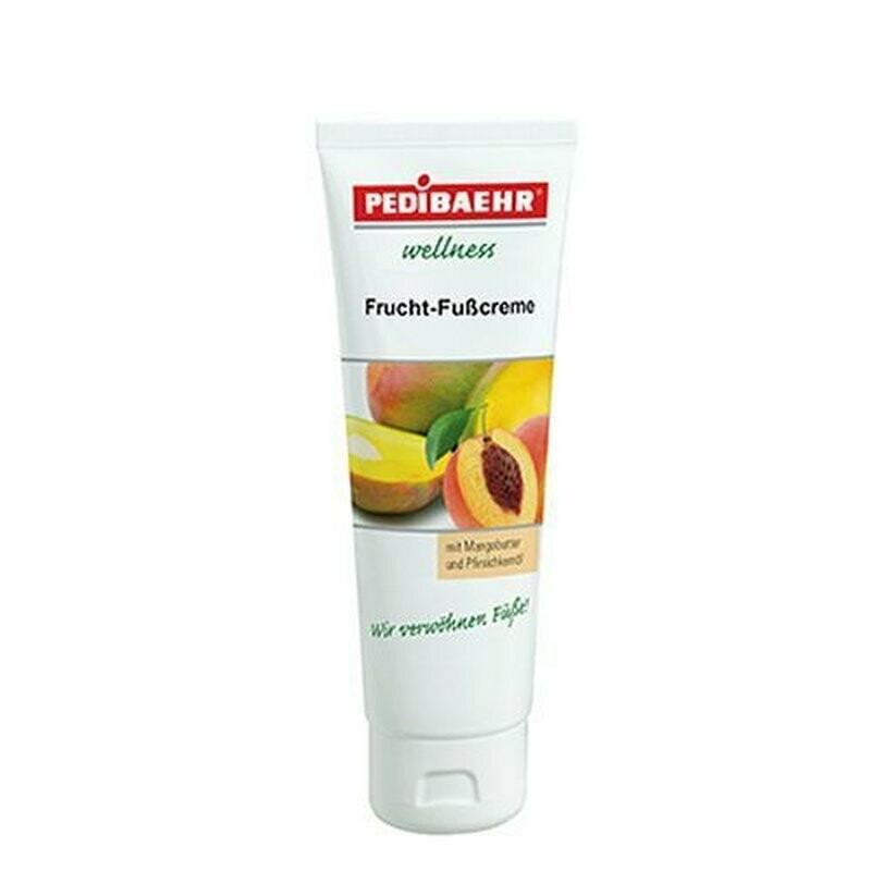 PEDIBAEHR Wellness Frucht Fußcreme Mango & Pfirsich 125ml