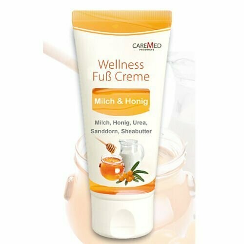CareMed - Regenerierende Fußcreme Milch & Honig 150ml