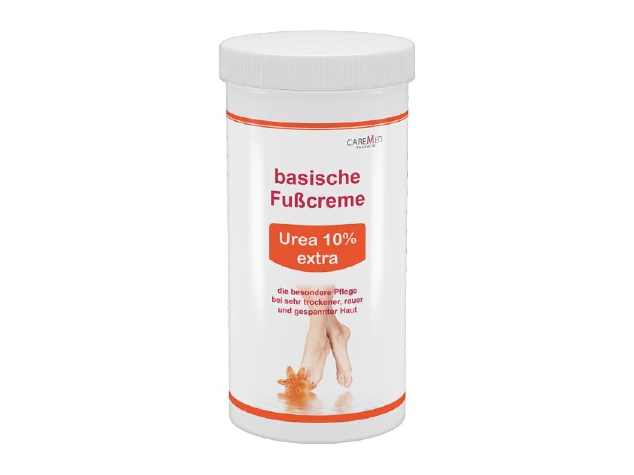 CareMed - basische Fußcreme UREA 10% extra 450ml