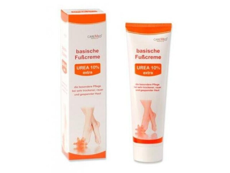 CareMed - basische Fußcreme UREA 10% extra 150ml
