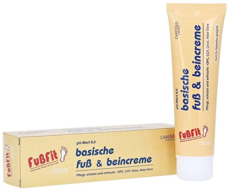 CareMed - basisches Fußcreme FußFit 150ml Tube