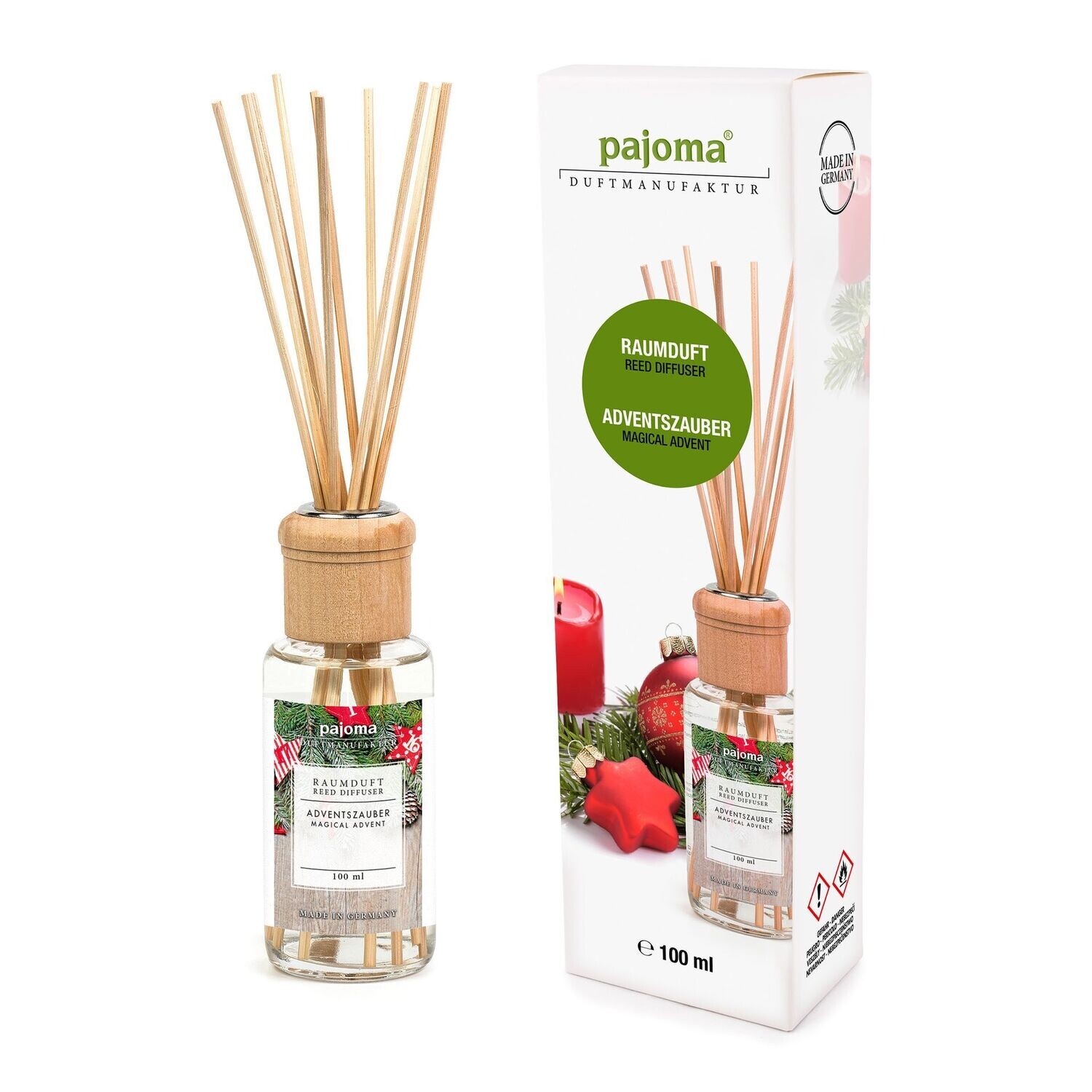 pajoma Raumduft Adventszauber, 1er Pack (1 x 100 ml) in Geschenkverpackung