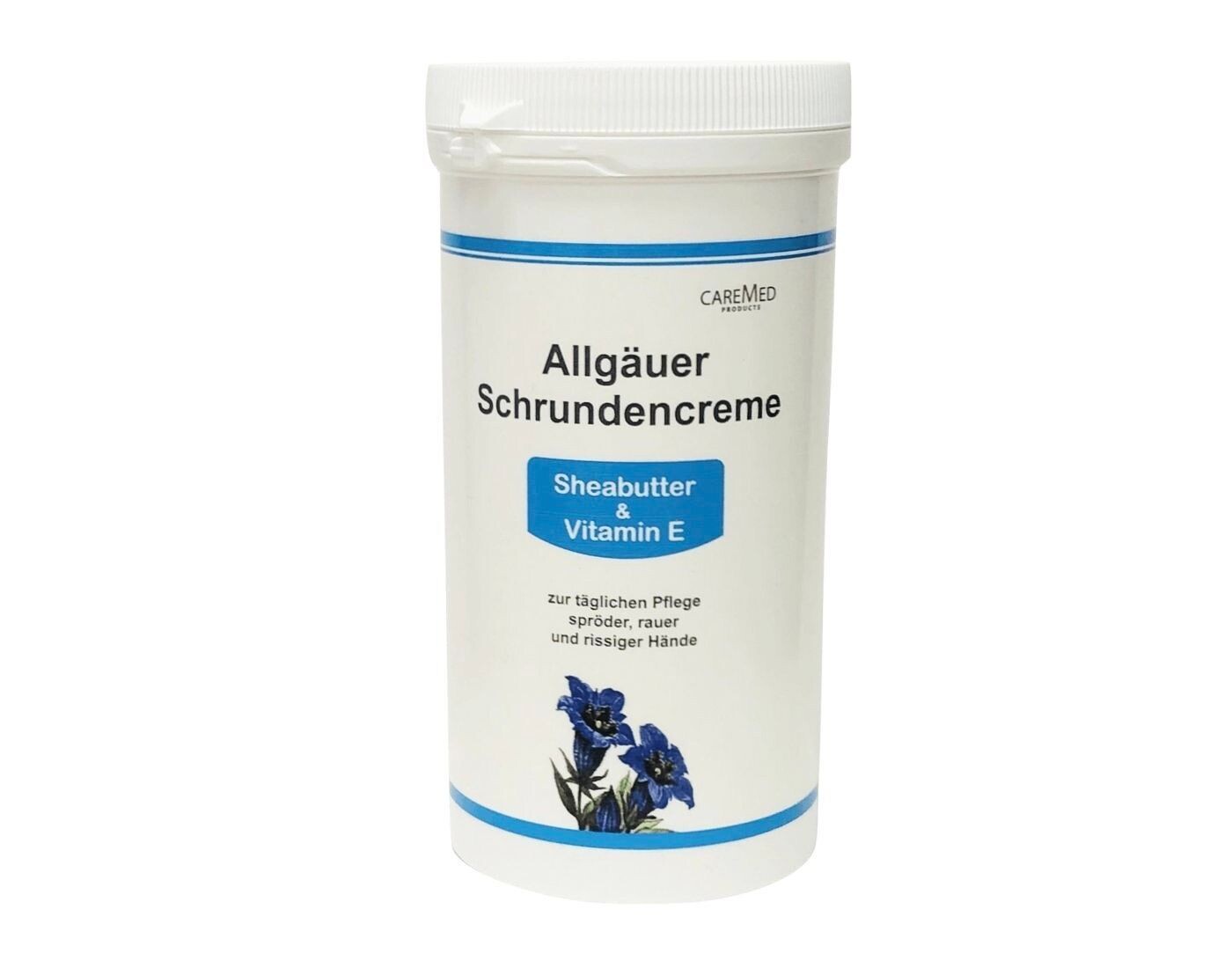 CareMed - Allgäuer Schrundencreme 450 ml Dose  ohne Dosierspender