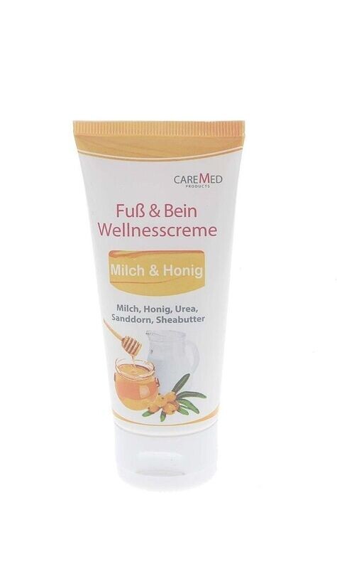CareMed - Regenerierende Fußcreme Milch & Honig 75ml