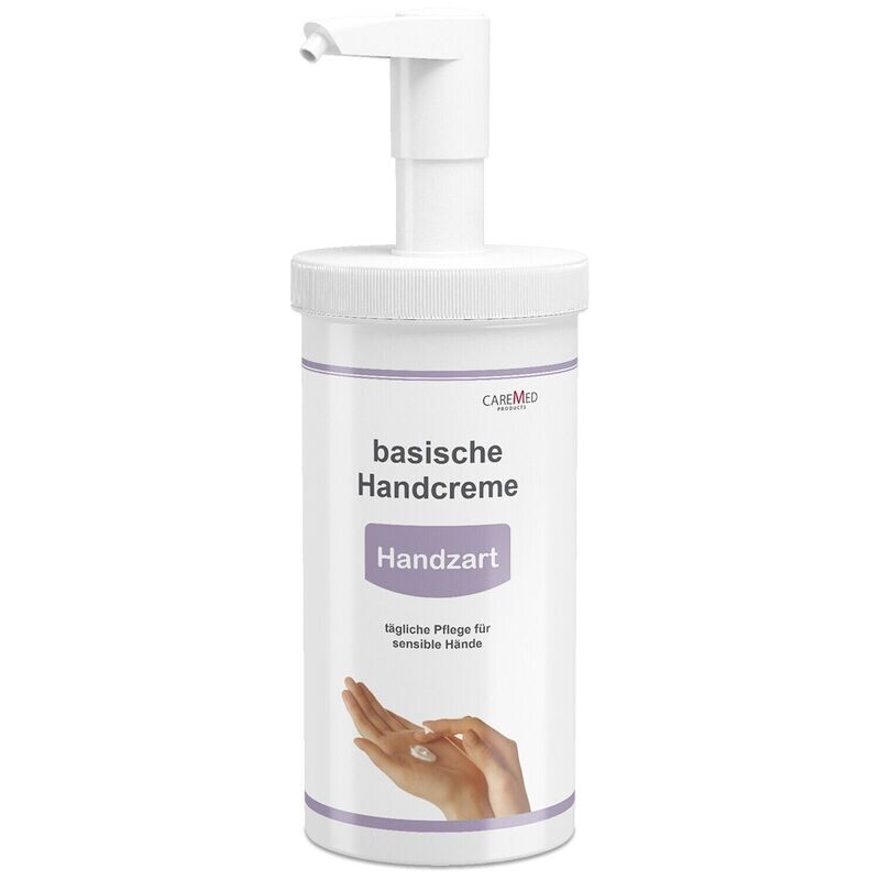CareMed  Basische Handcreme Handzart  450 ml mit Dosierspender