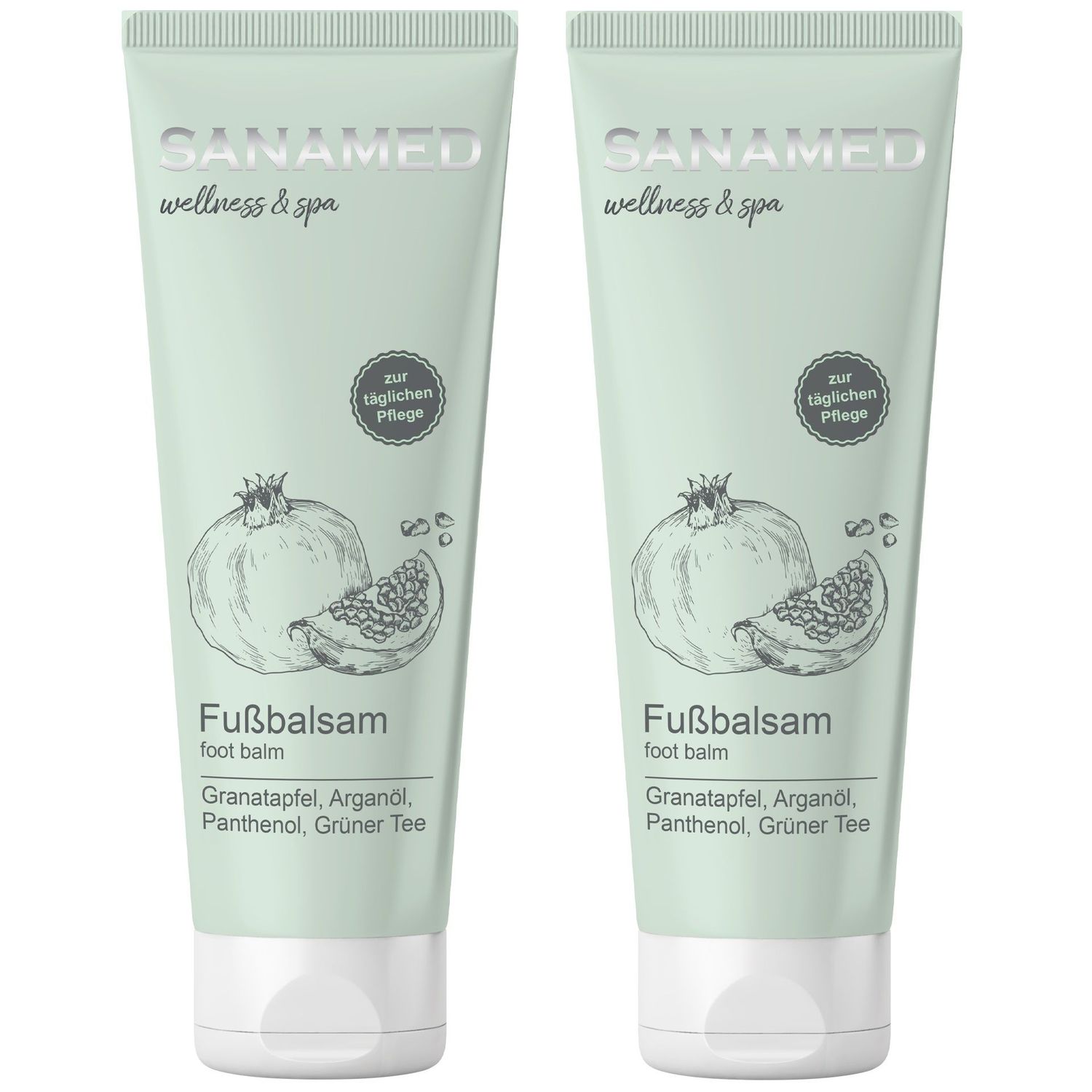 CareMed - Regenerierende Fußcreme Granatapfel 2x 150ml