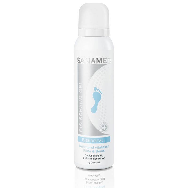 Sanamed Eis Schaum Creme, Eiskristall, Fußschaum 150ml Dose