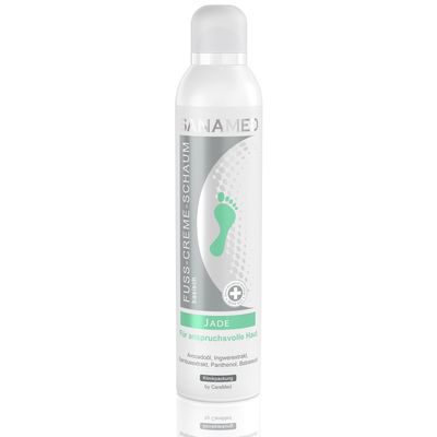 Sanamed Fuß Creme Schaum, Jade für anspruchvolle Haut 150ml Dose