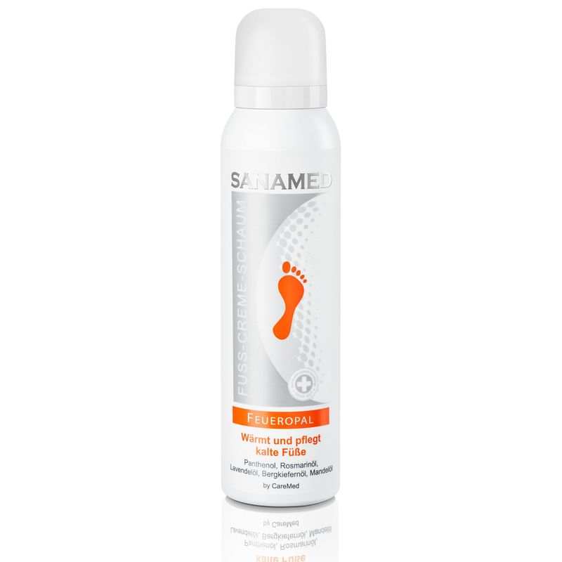 SANAMED - Fuß-Creme-Schaum "Feueropal" 150ml