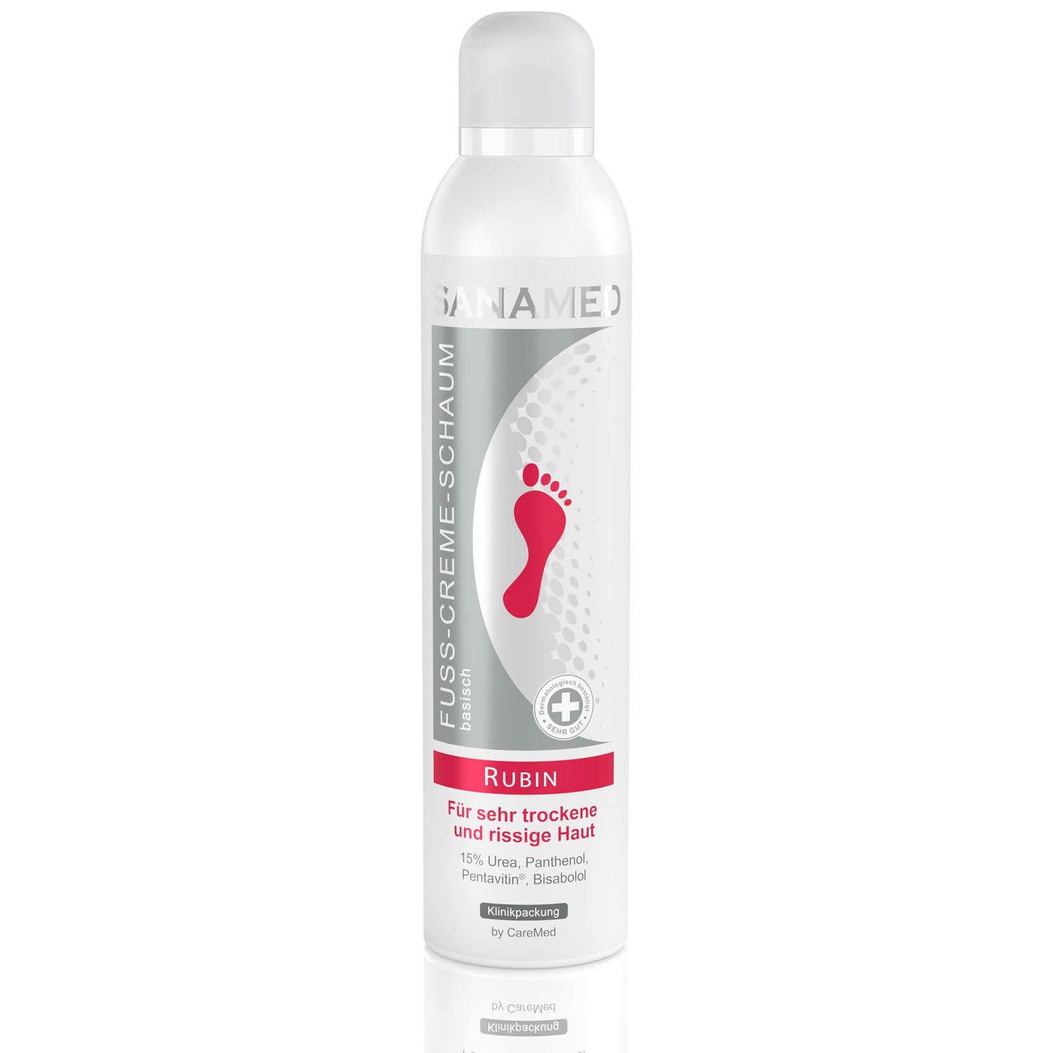 Sanamed - Fuß Creme Schaum Rubin 150ml Dose