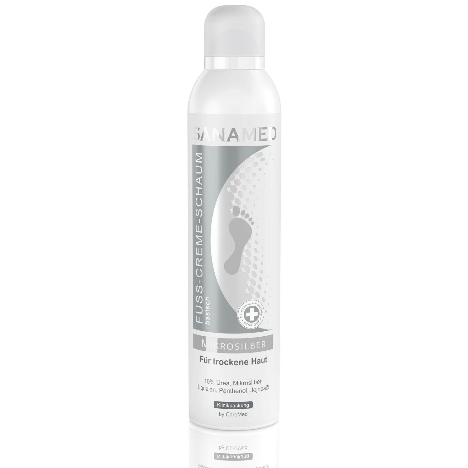 Sanamed - Fuß Creme Schaum Mikrosilber 150ml Dose