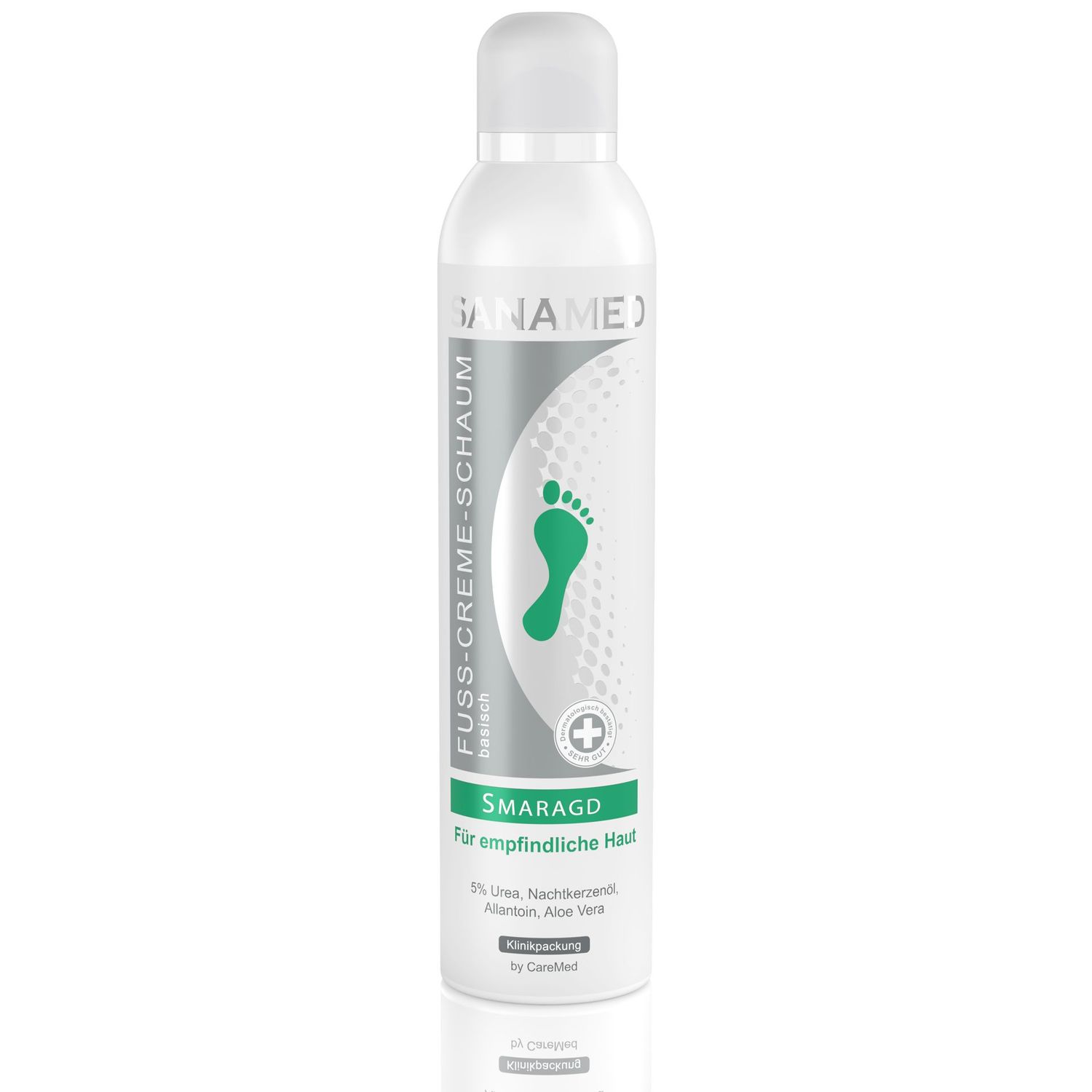 Sanamed - Fuß Creme Schaum Smaragd 150ml Dose