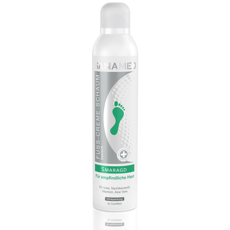 Sanamed - Fuß Creme Schaum Smaragd 150ml Dose