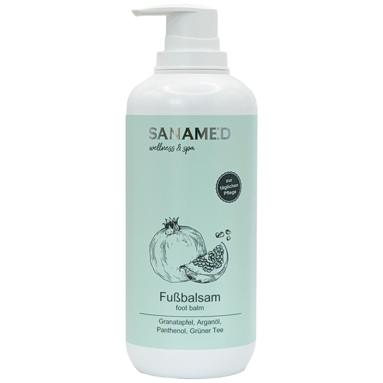 CareMed -  Fußbalsam Granatapfel 500ml mit Dosierspender