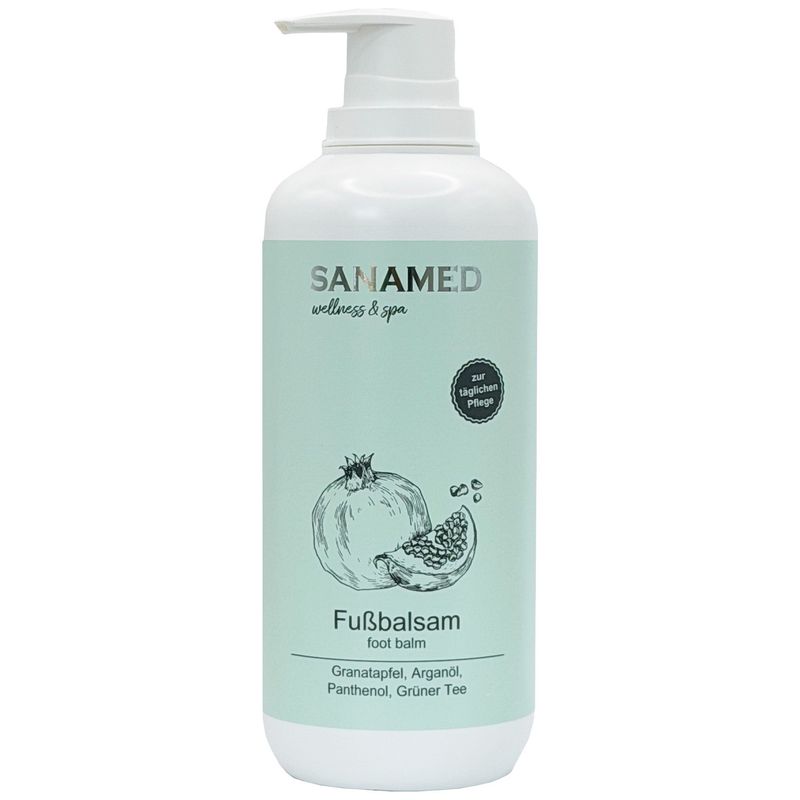 CareMed -  Fußbalsam Granatapfel 500ml mit Dosierspender