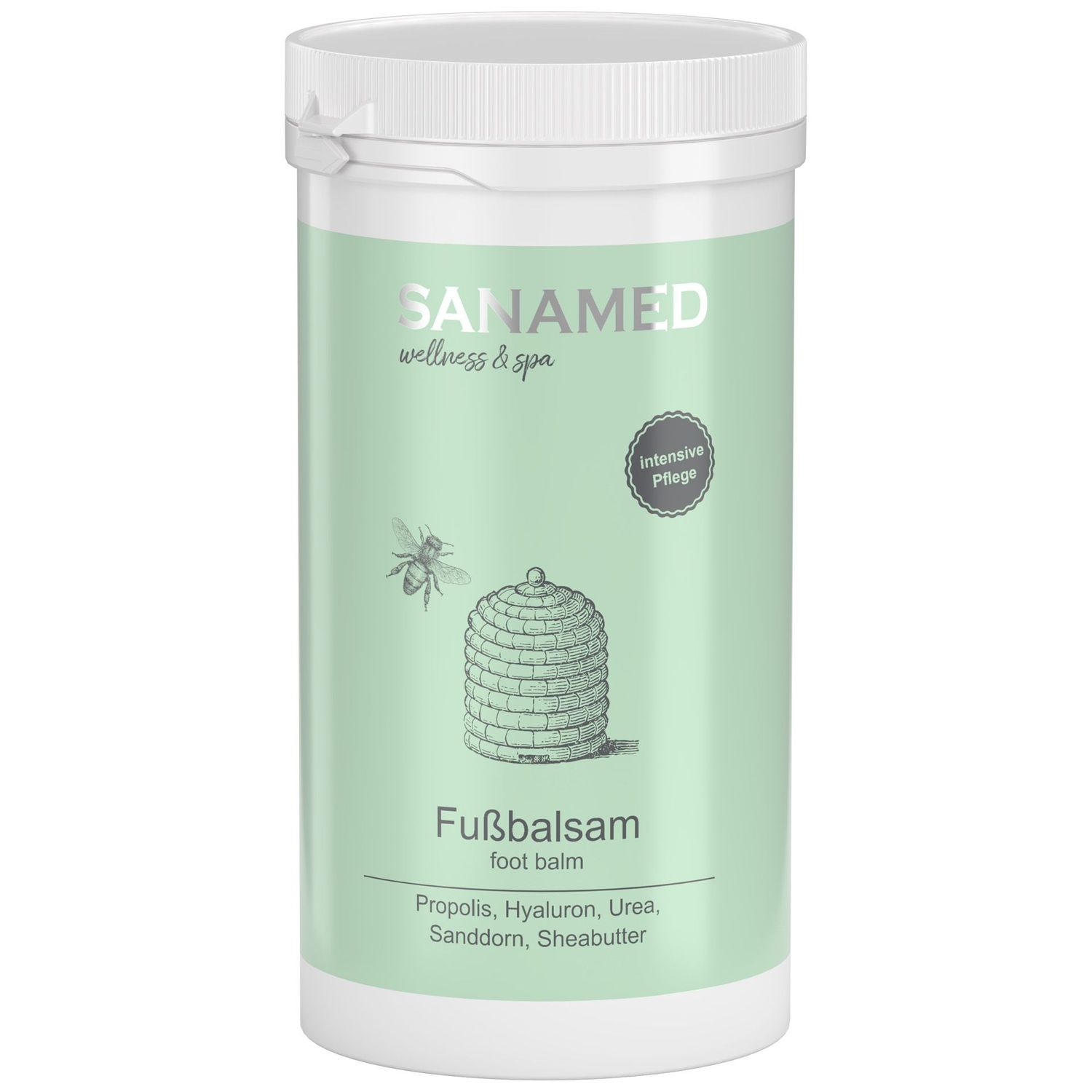 CareMed - Regenerierende Fußbalsam mit Propolis und Hyaluron 450 ml