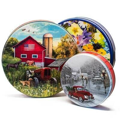 Medium Metal Keepsake Gift Tin