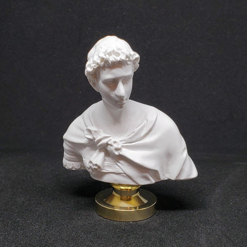 St George Miniature Bust Wax Seal Stamp Handle