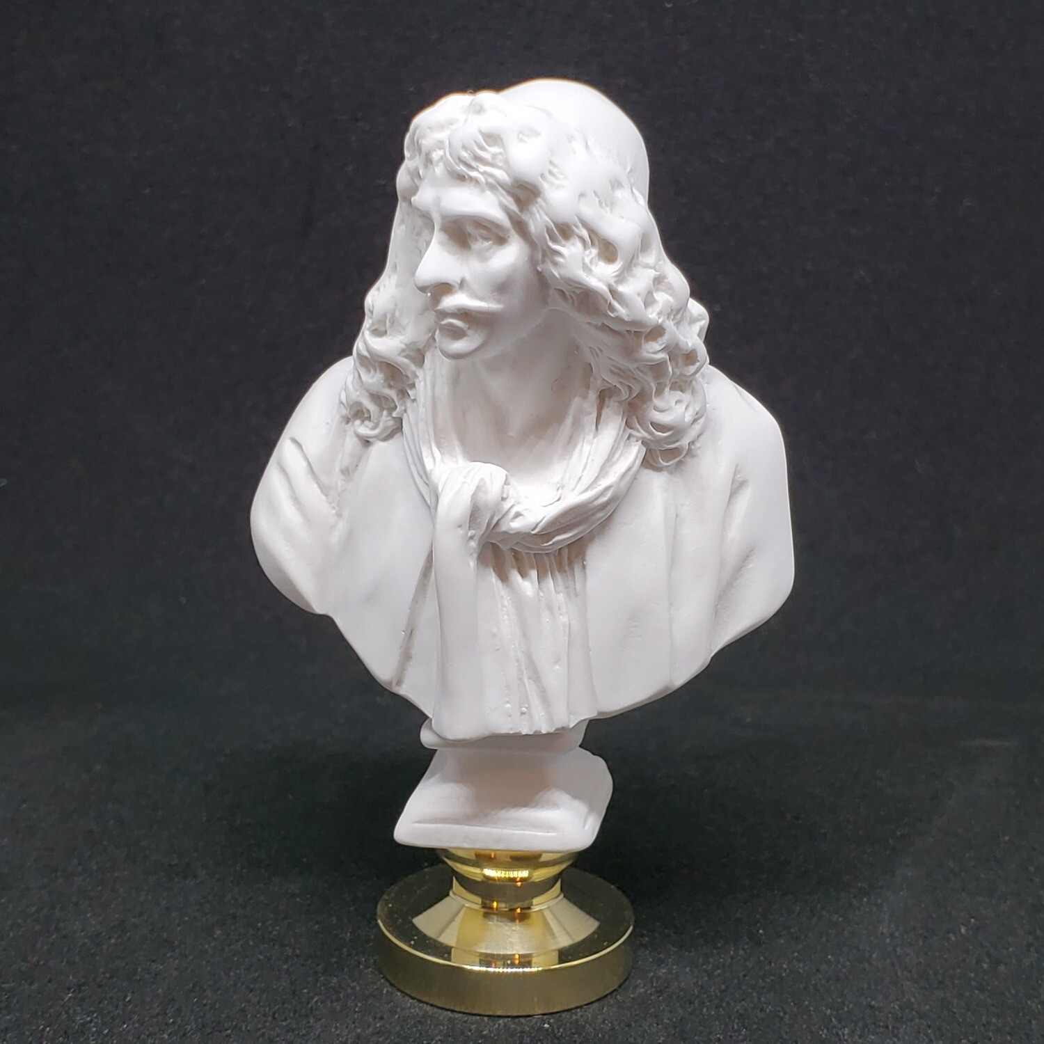 Moliere Miniature Bust Wax Seal Stamp Handle