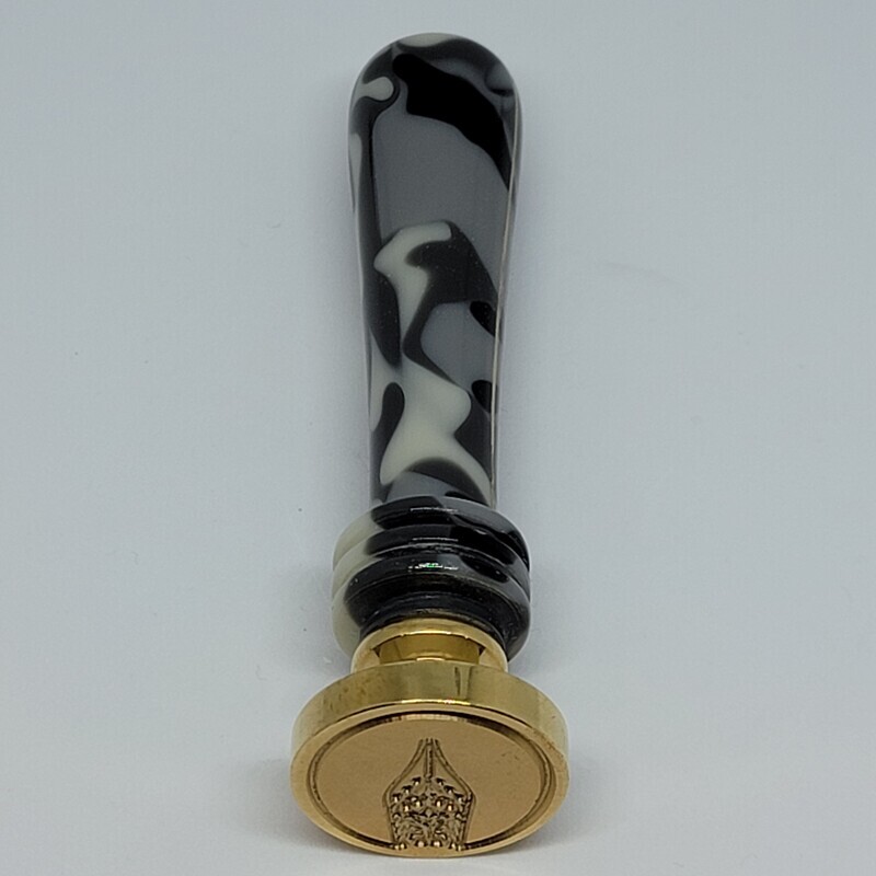 Gordion Wax Seal Stamp Handle - Gray Camouflage