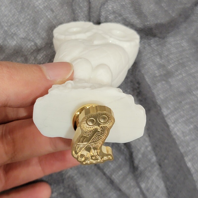 &quot;Owl&quot; Special Cut Wax Seal Stamp Head