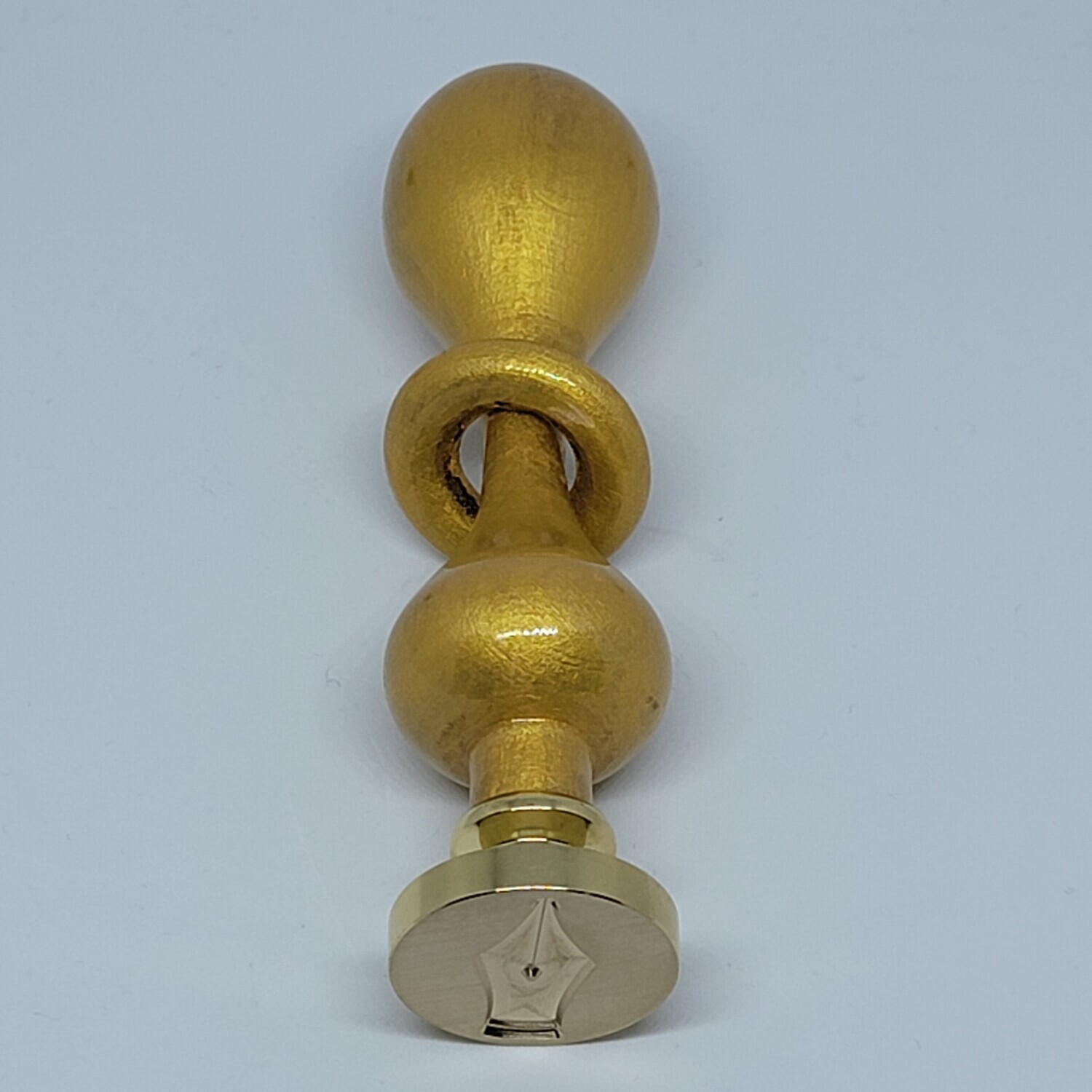 Hourglass Handmade Wax Seal Stamp Handle - Gold (new version)