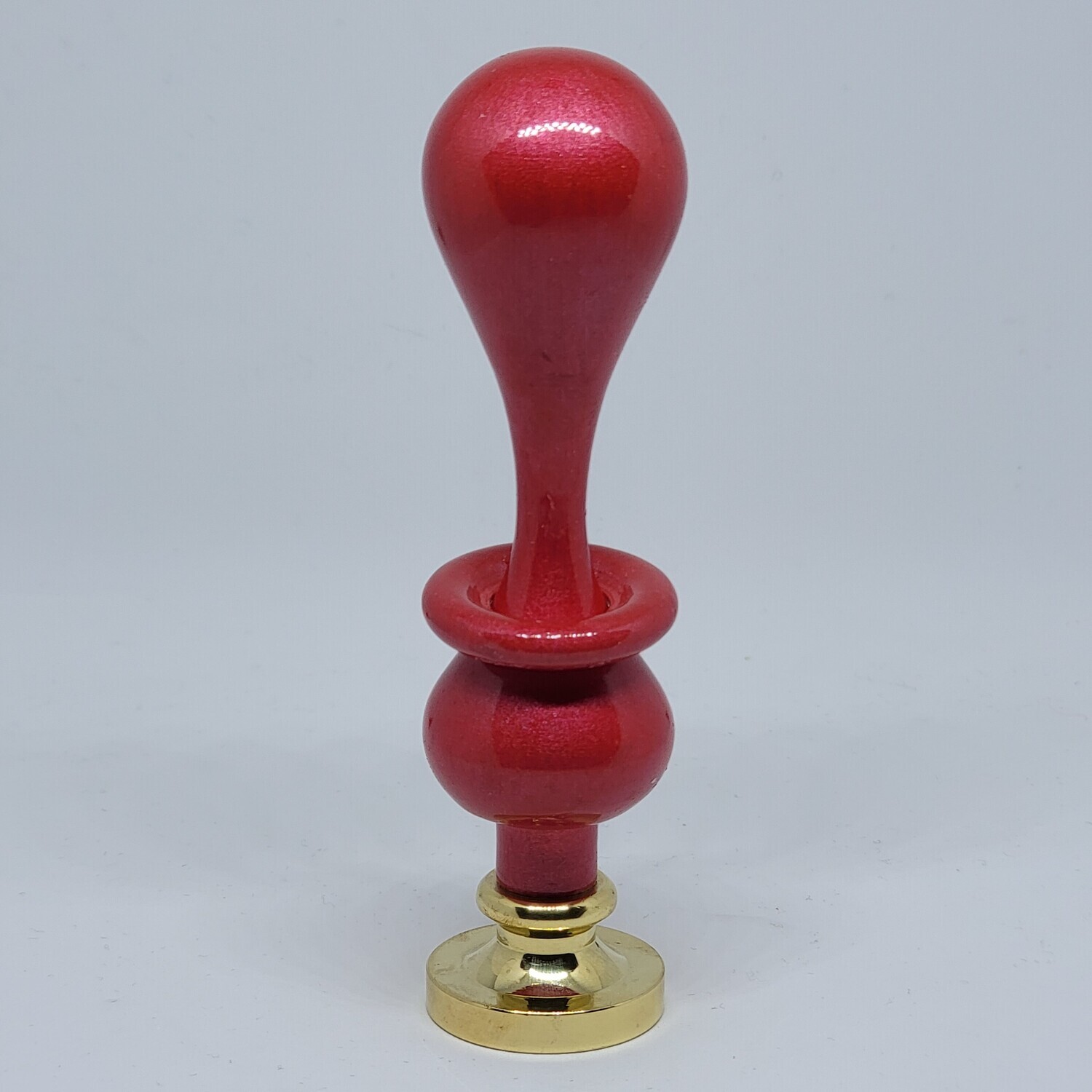Hourglass Handmade Wax Seal Stamp Handle - Red (new version)