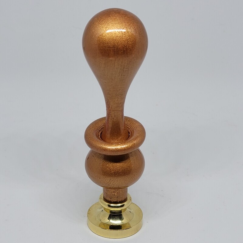 Hourglass Handmade Wax Seal Stamp Handle - Bronze (new version)