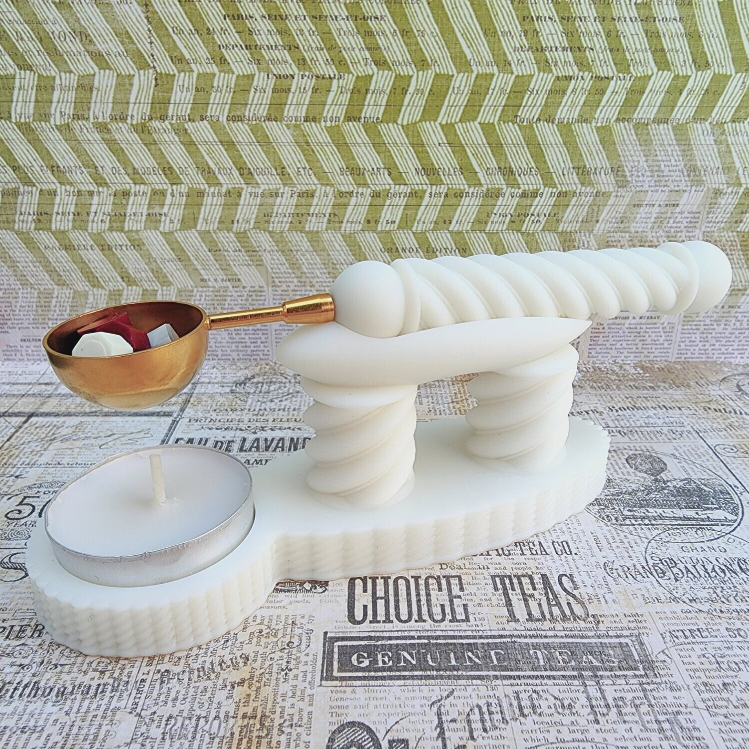 Large Column Furnace and Spoon Set (Model 2)