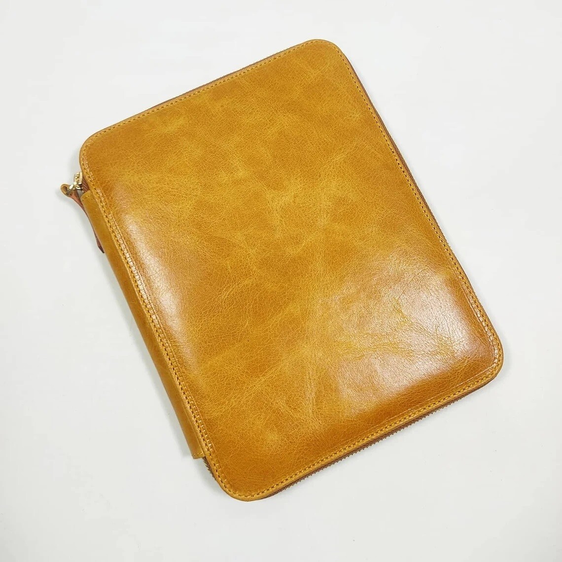 Rumi Leather - Professional Pen Case For Calligraphers - Tan